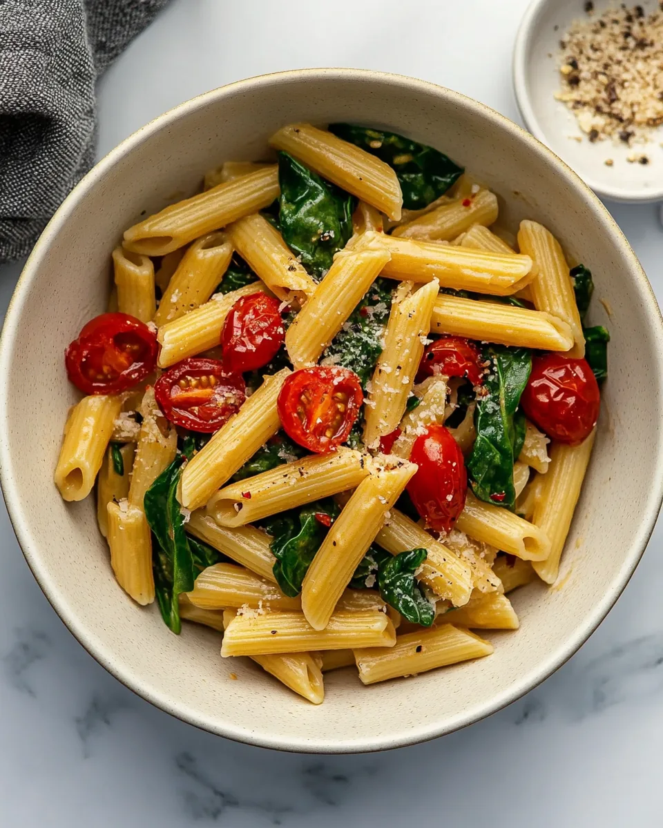 Spinach Tomato Pasta