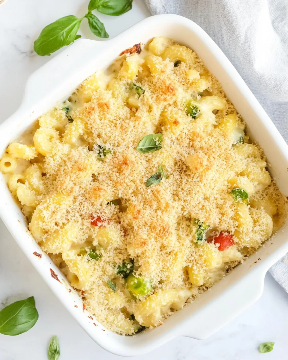 Spring Vegetable Macaroni and Cheese