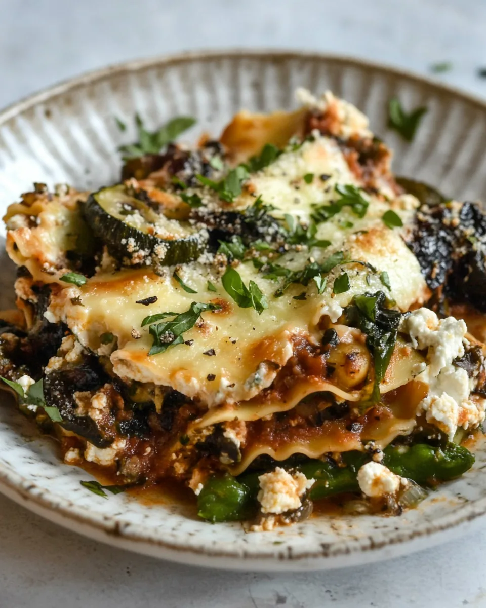 Springtime Veggie Skillet Lasagna