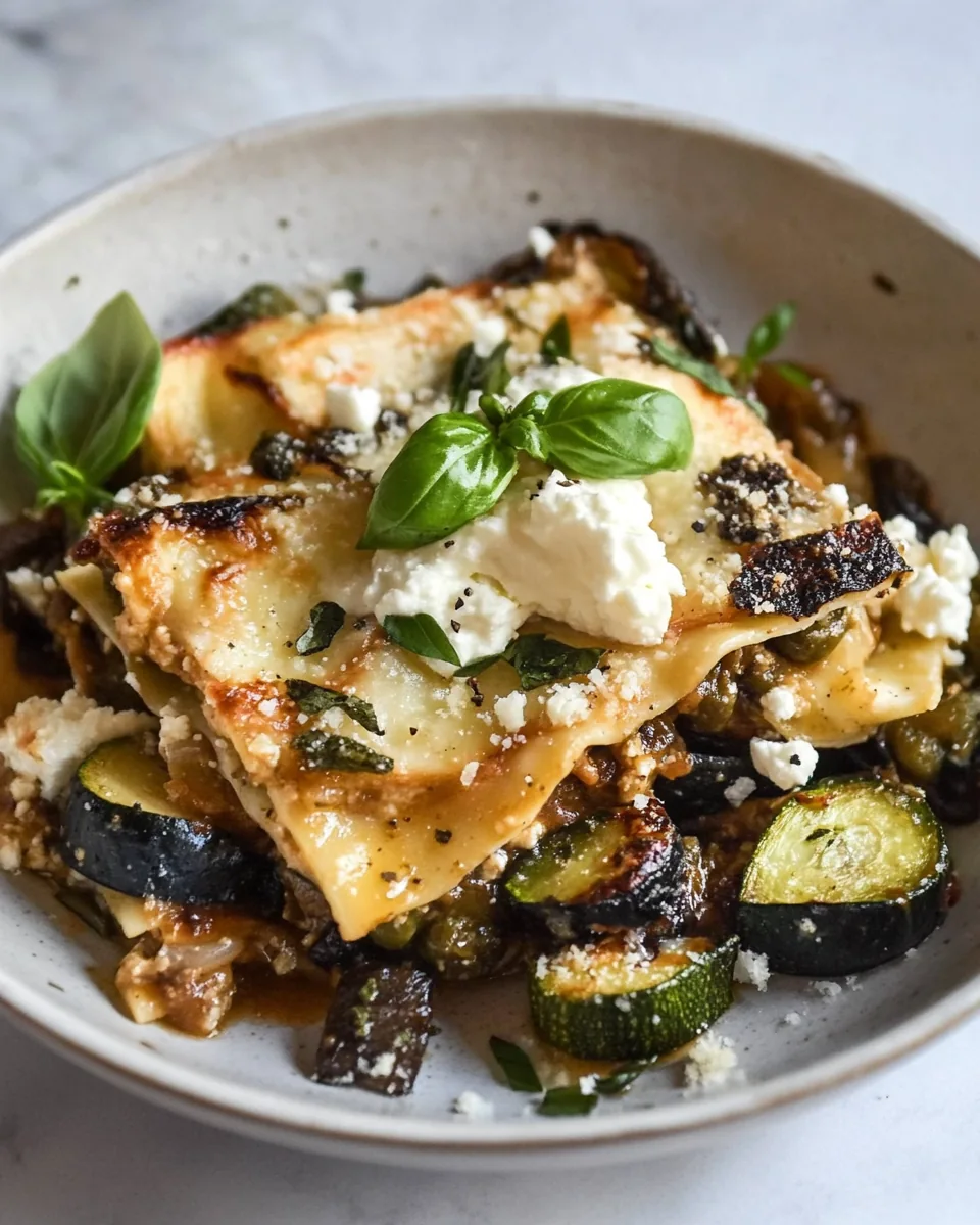 Springtime Veggie Skillet Lasagna