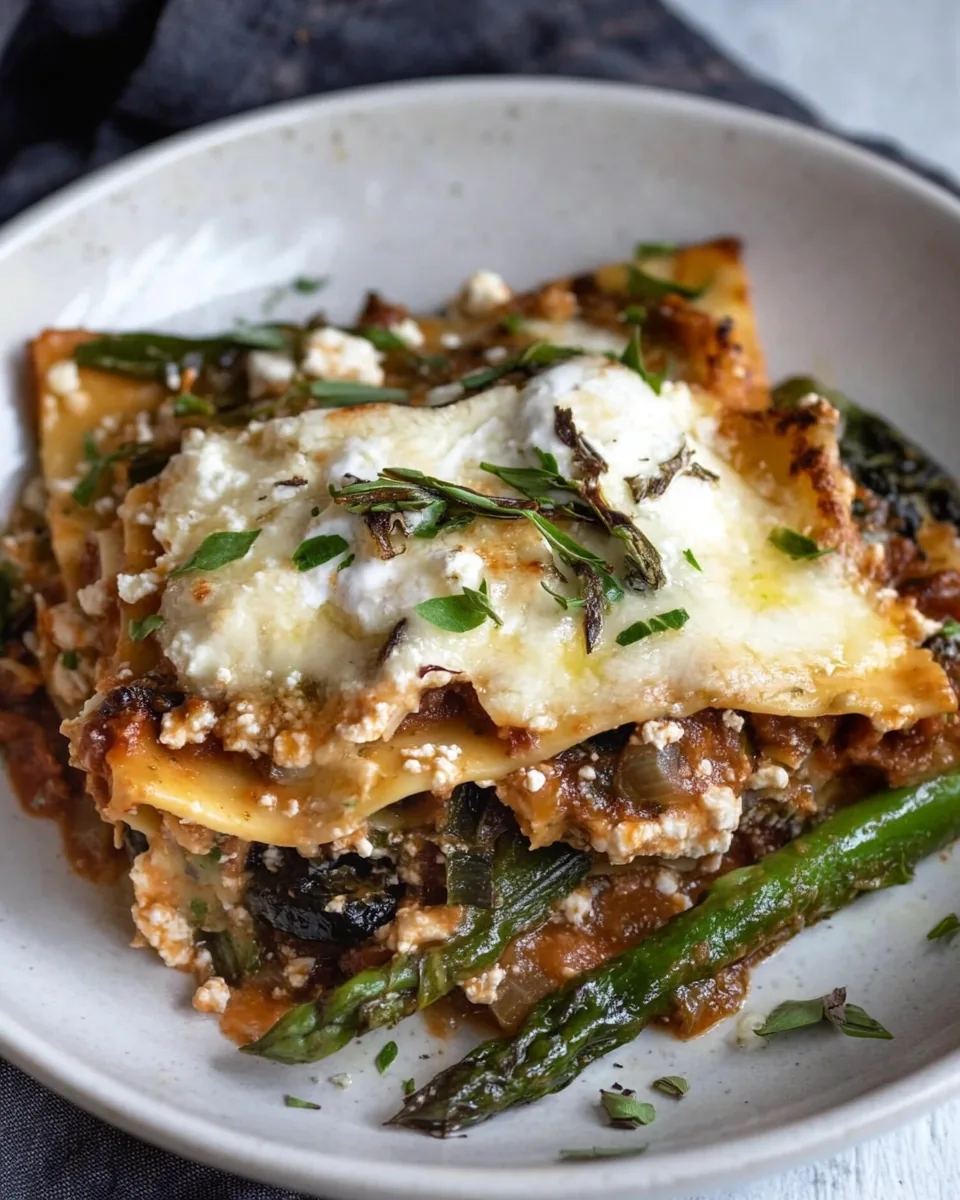 Springtime Veggie Skillet Lasagna