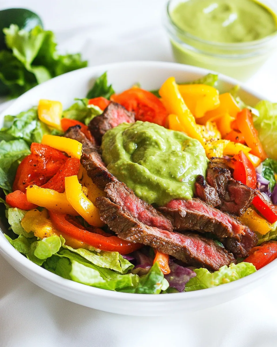 Steak Fajita Salad