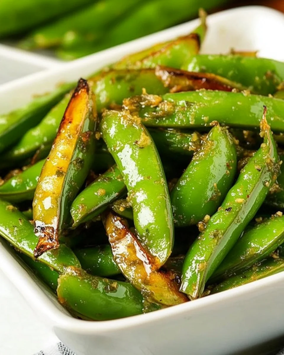 Stir Fried Snap Peas