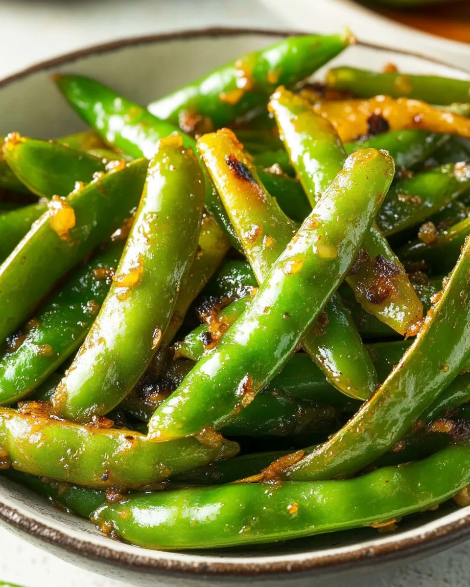Stir Fried Snap Peas