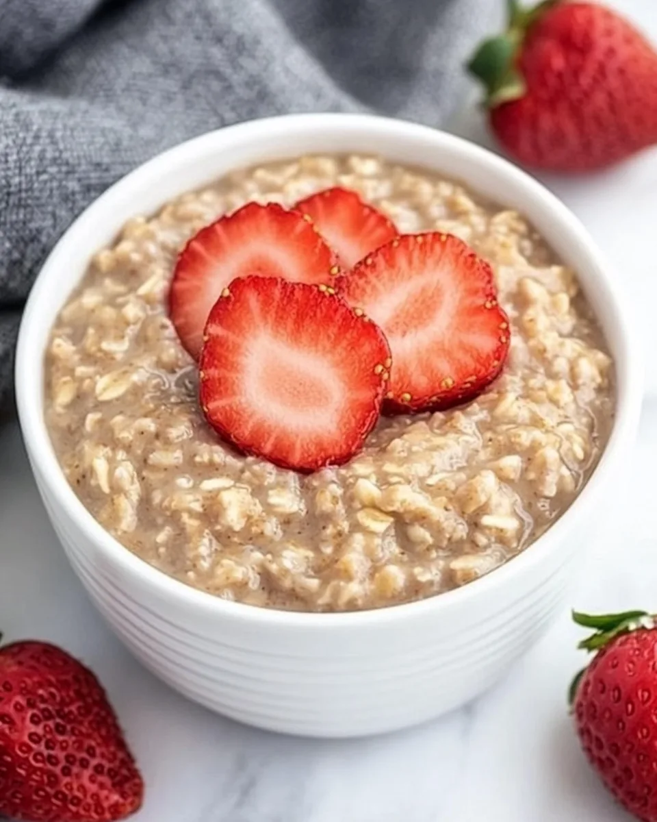 Strawberries and Cream Oatmeal