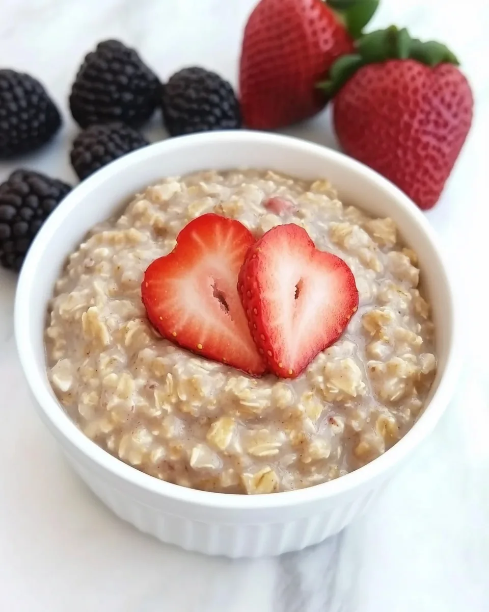 Strawberries and Cream Oatmeal