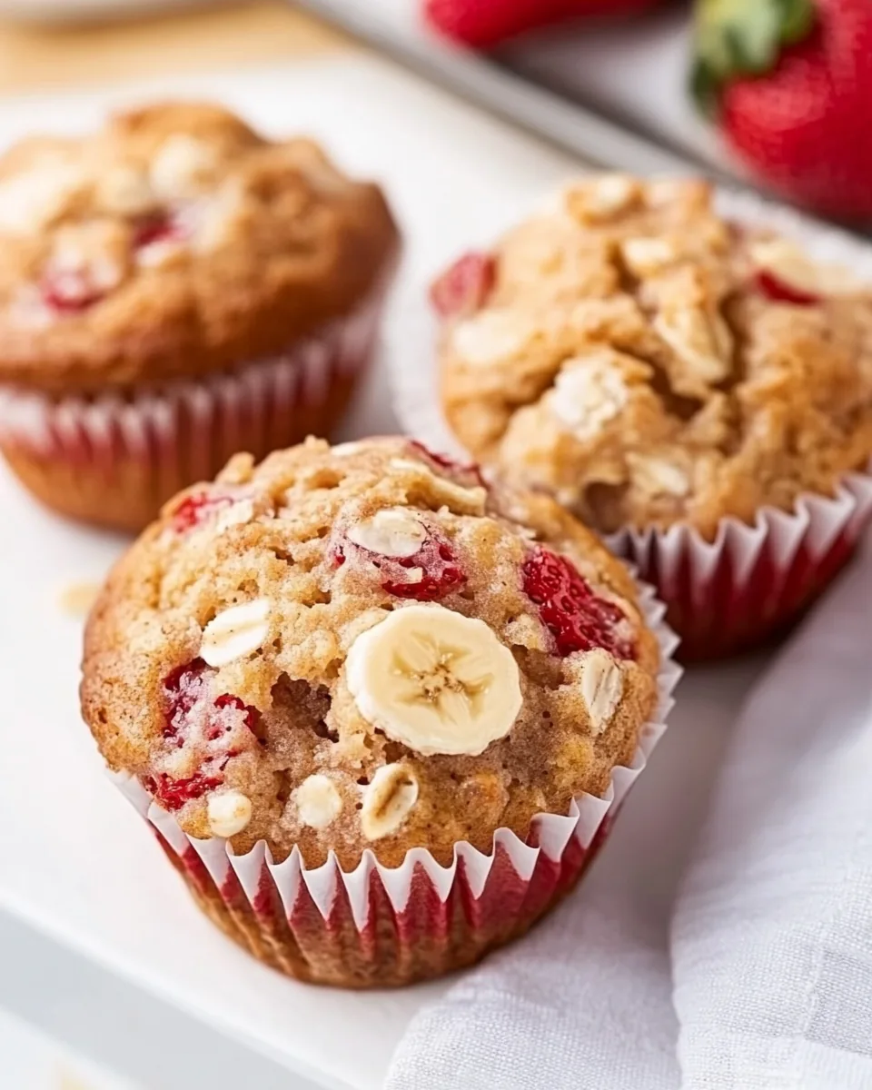 Strawberry Banana Muffins