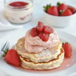 Strawberry Cheesecake Pancakes