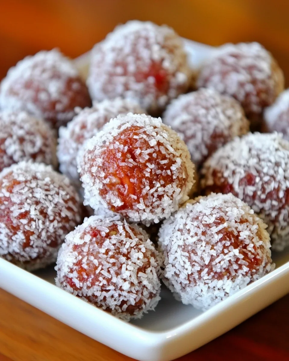 Strawberry Energy Balls