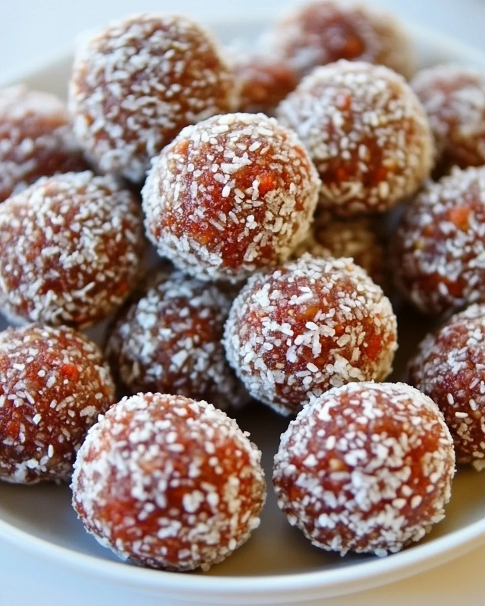 Strawberry Energy Balls