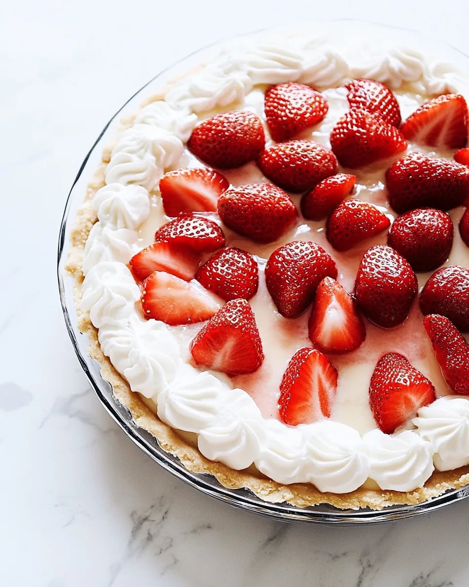 Strawberry Jello Pie
