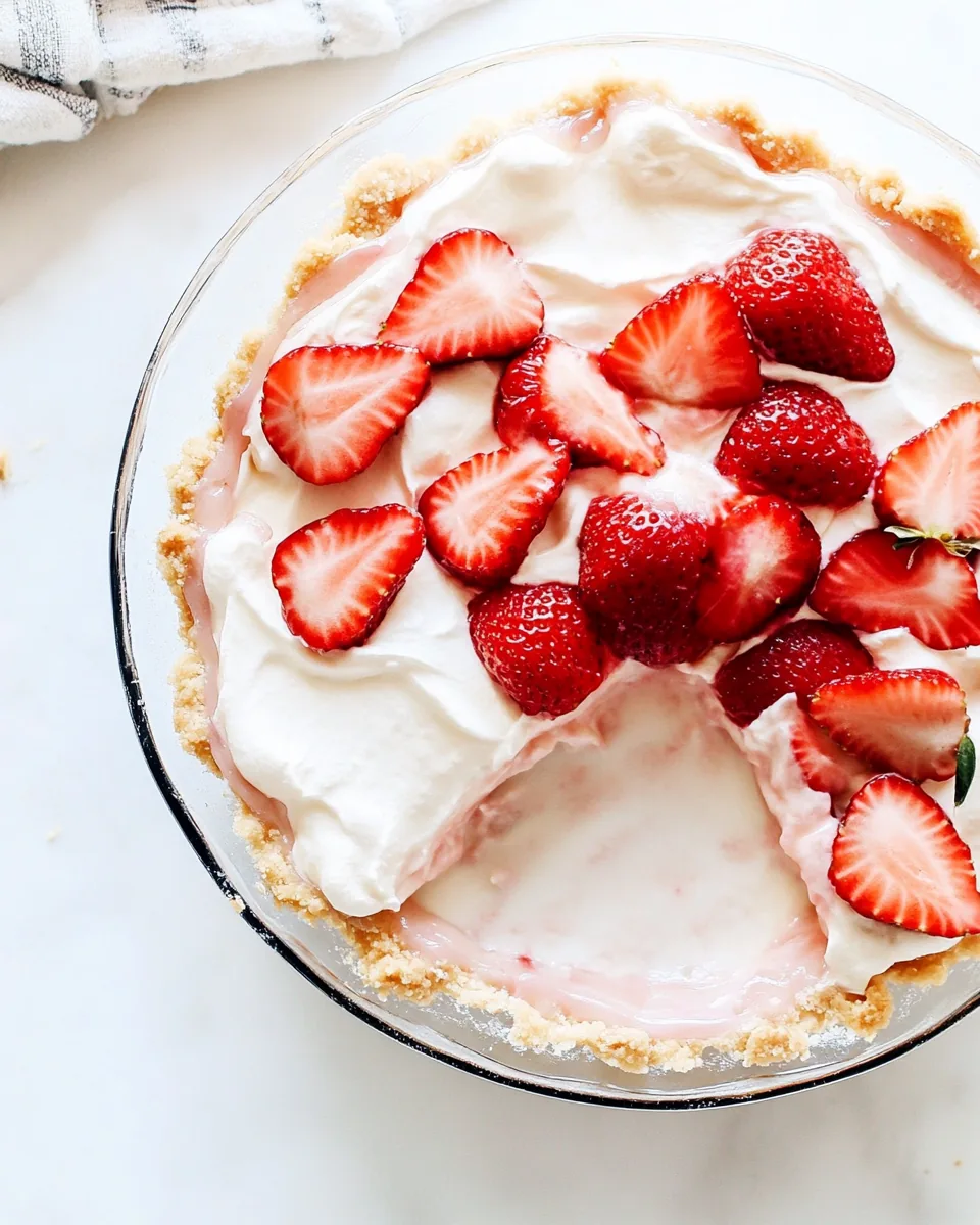 Strawberry Jello Pie