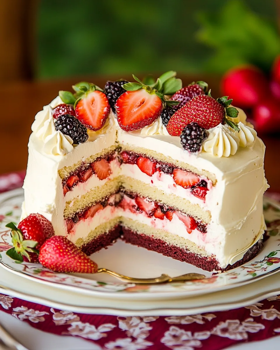 Strawberry Layer Cake