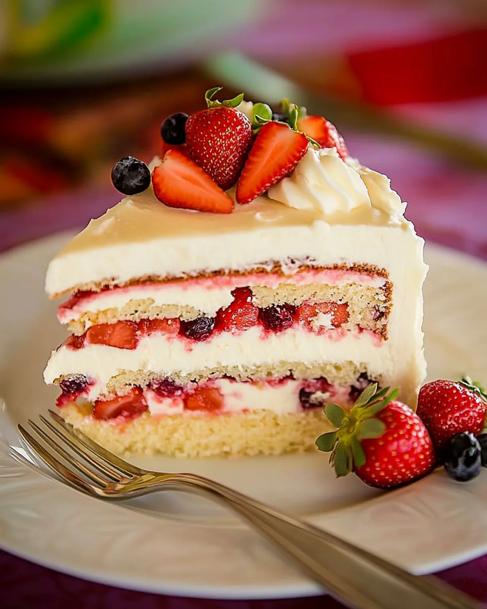 Strawberry Layer Cake