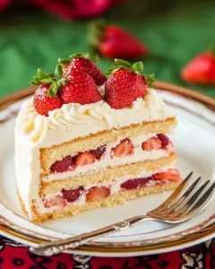 Strawberry Layer Cake