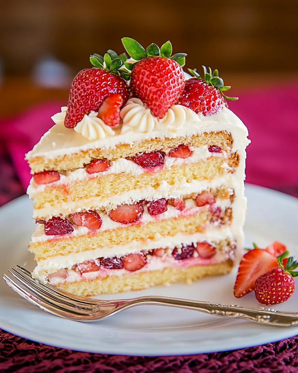 Strawberry Layer Cake