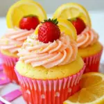 Strawberry Lemonade Cupcakes