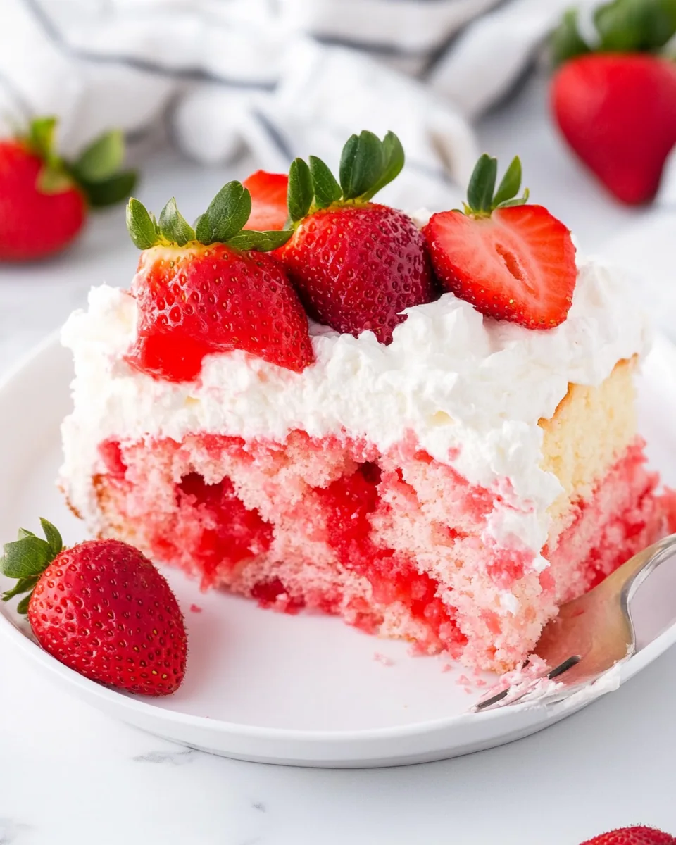 Strawberry Poke Cake