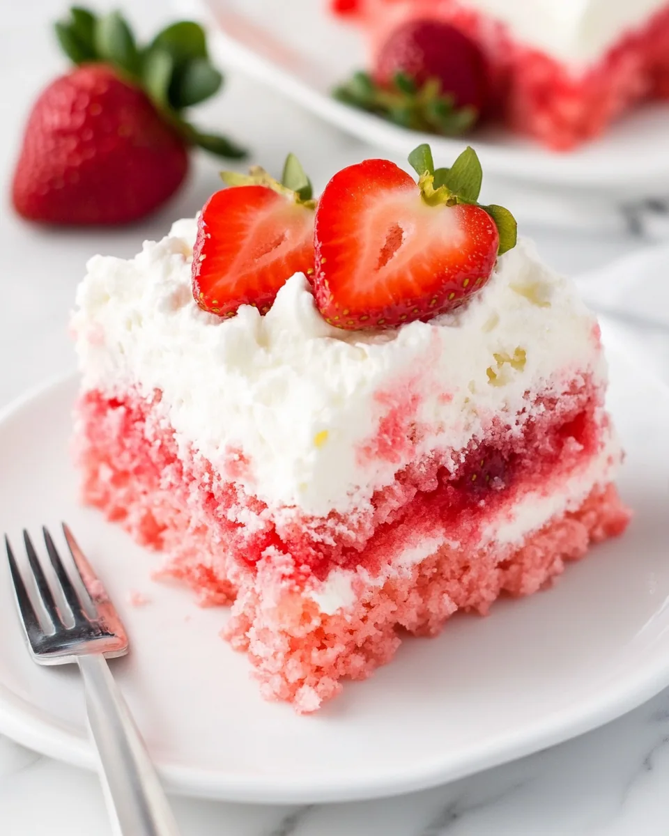 Strawberry Poke Cake
