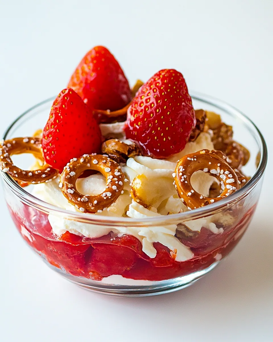Strawberry Pretzel Salad