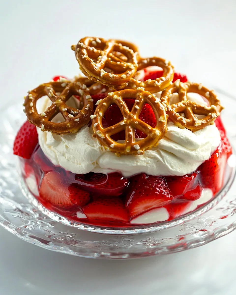 Strawberry Pretzel Salad