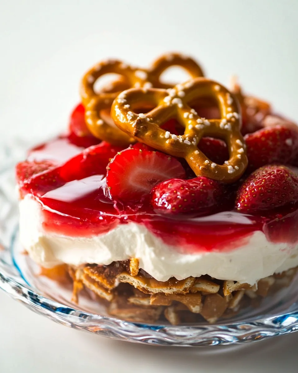 Strawberry Pretzel Salad
