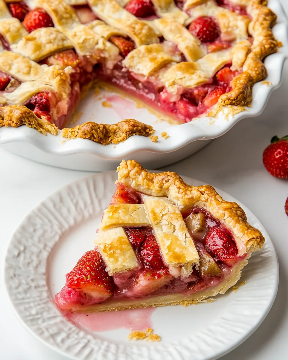 Strawberry Rhubarb Pie