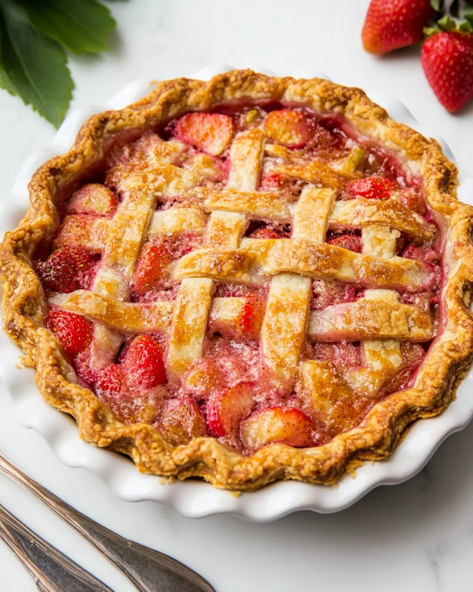 Strawberry Rhubarb Pie