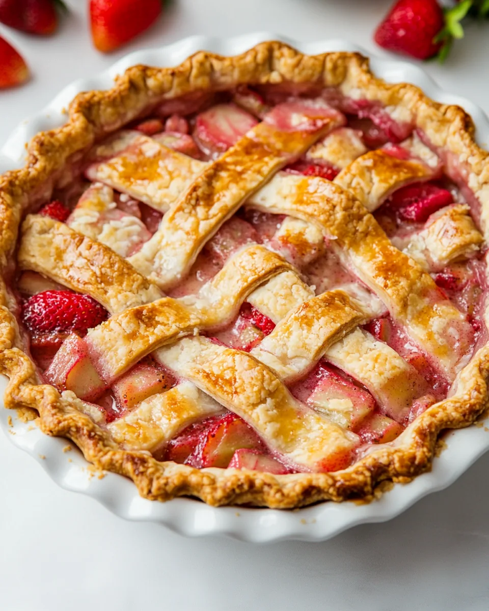 Strawberry Rhubarb Pie