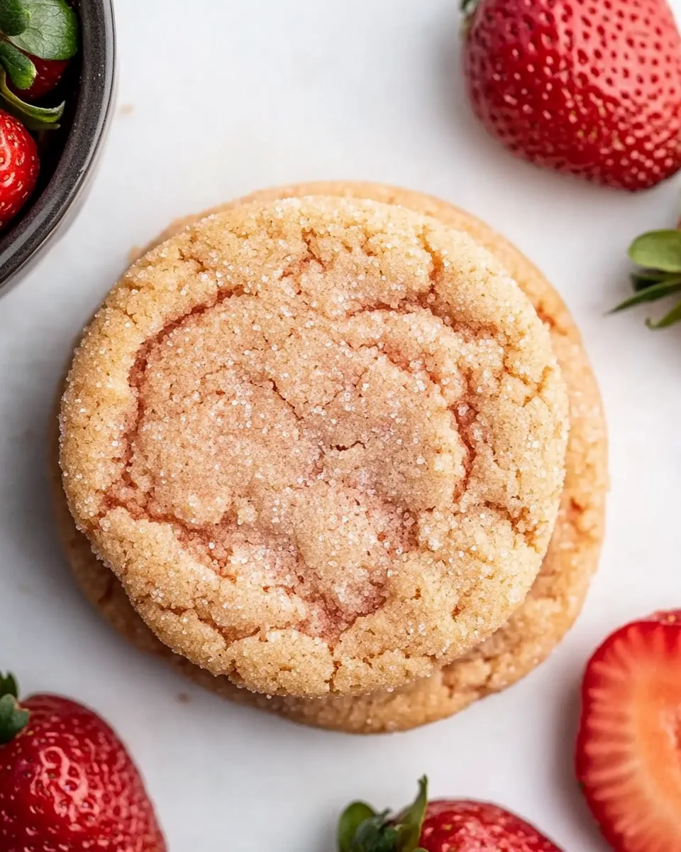 Strawberry Sugar Cookies