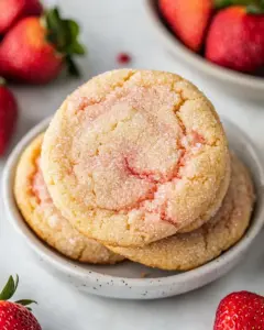 Strawberry Sugar Cookies