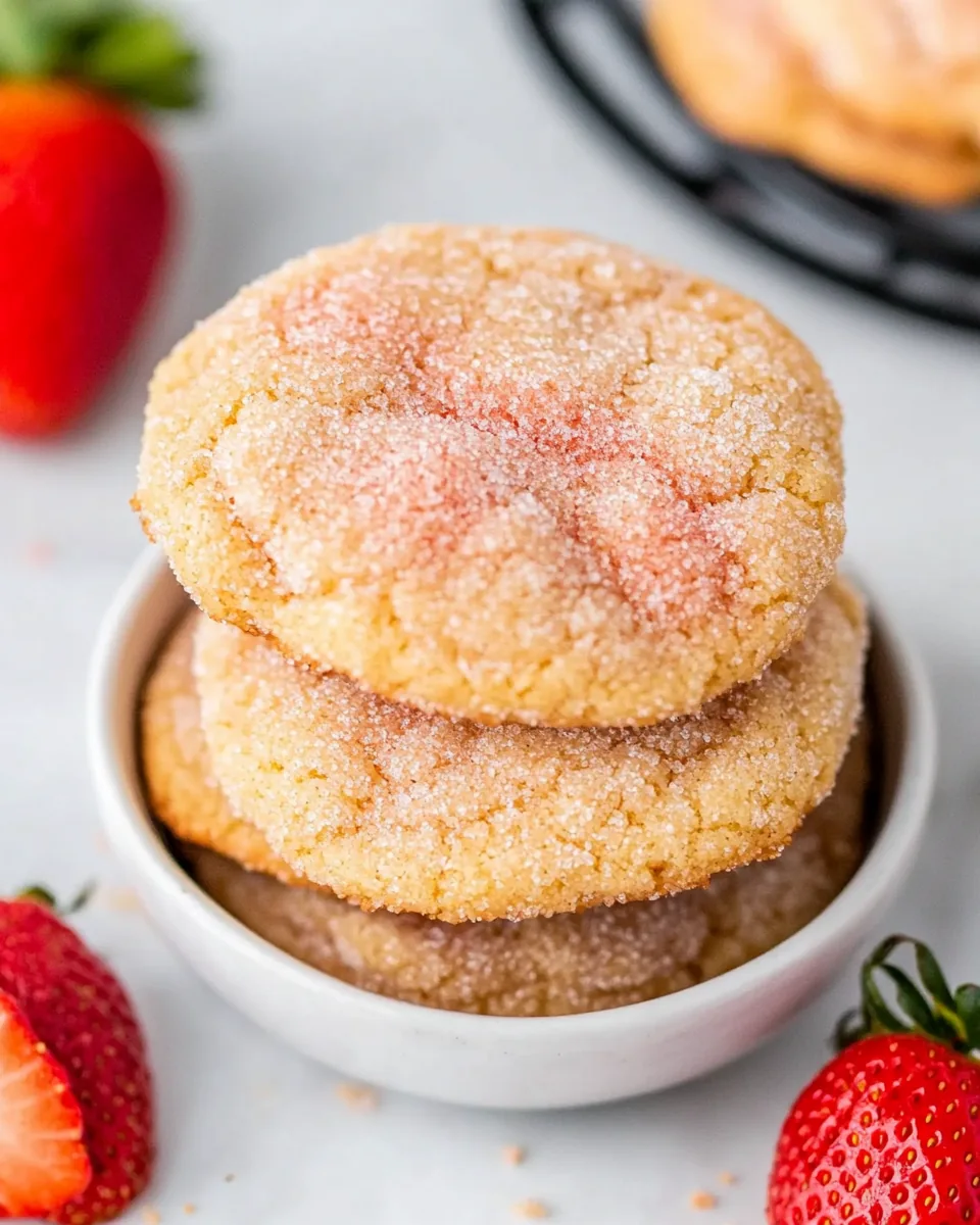 Strawberry Sugar Cookies