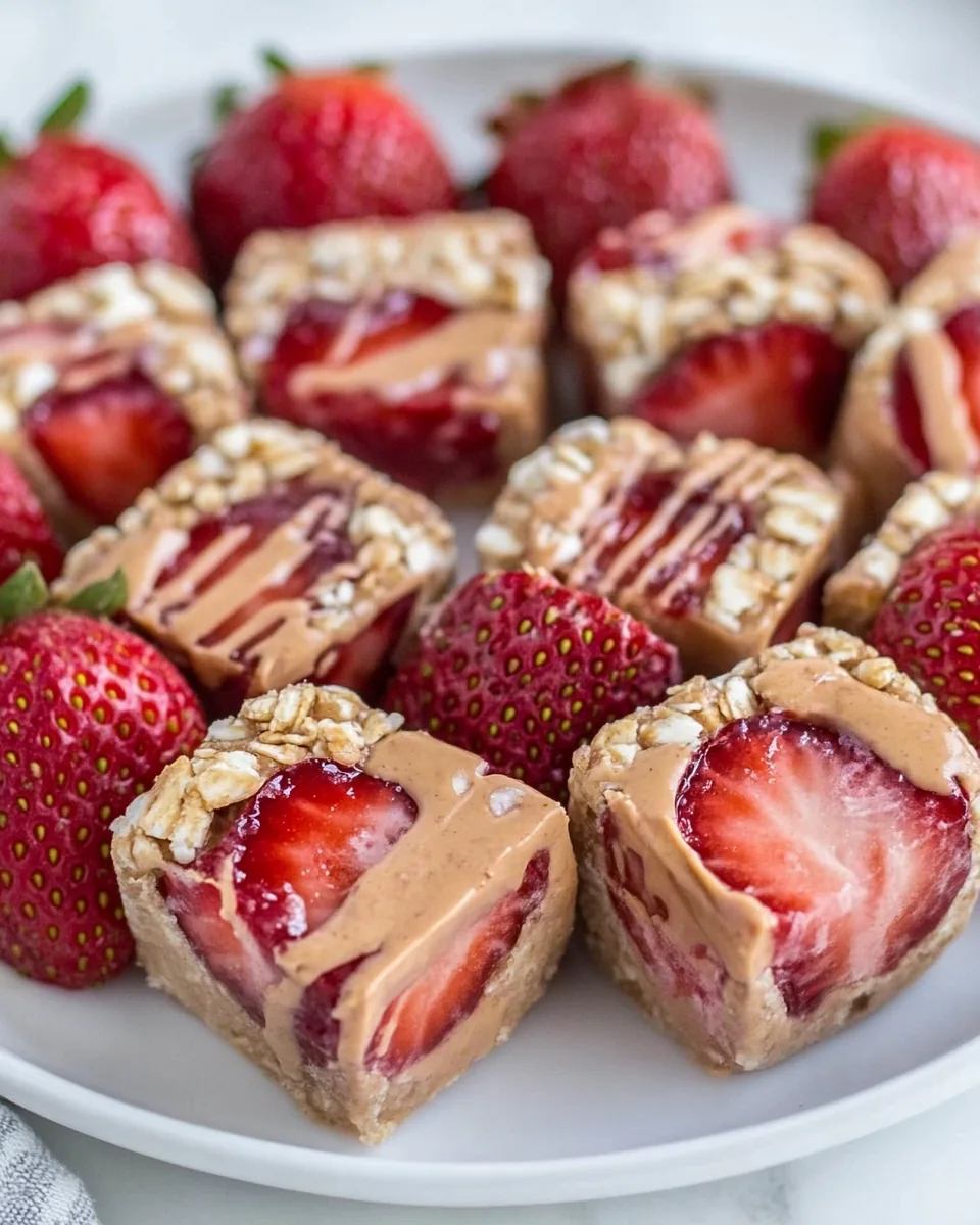 Strawberry SunButter Bites