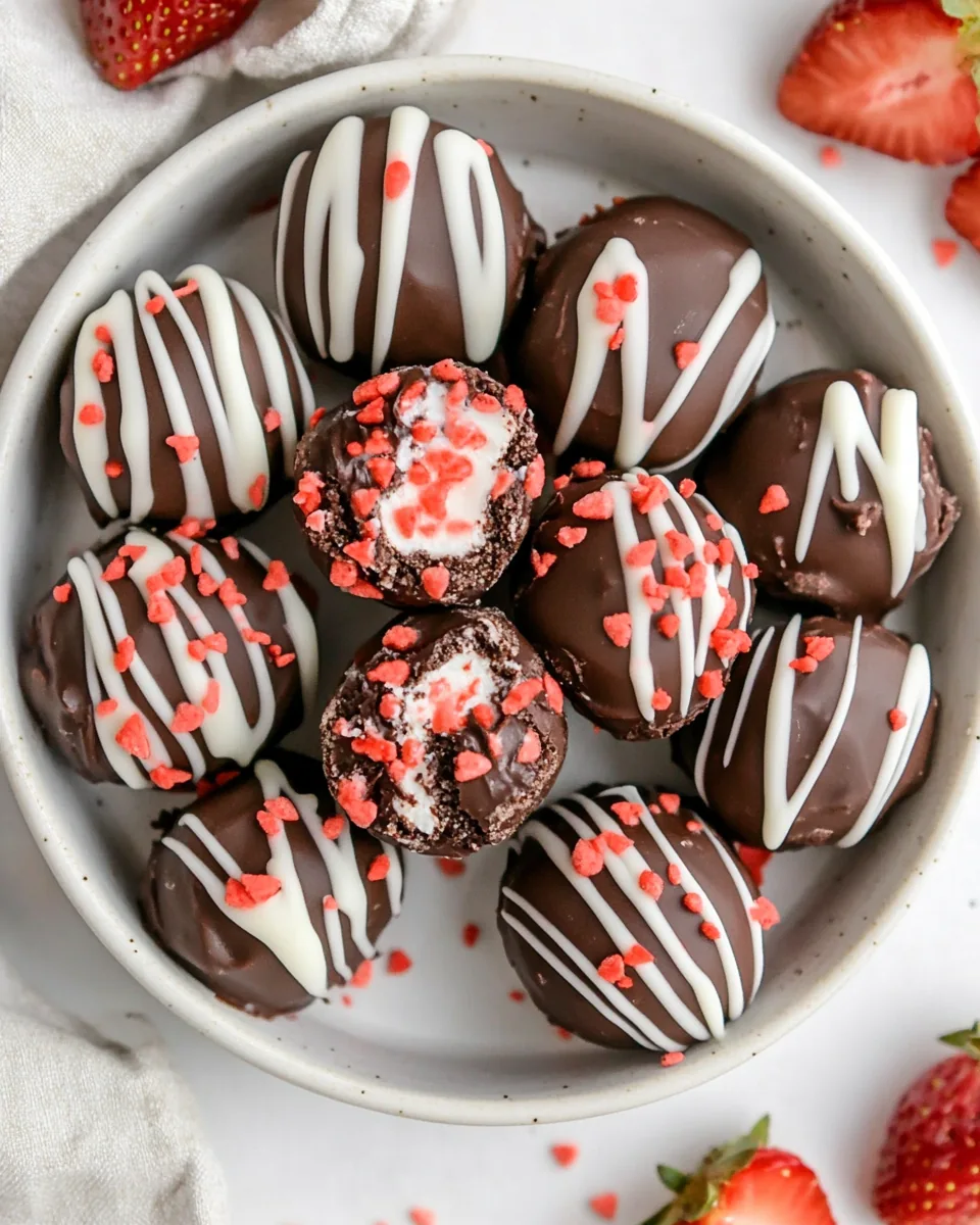 Strawberry Truffles
