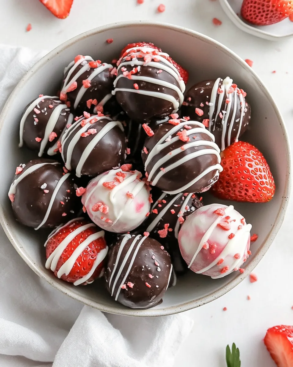 Strawberry Truffles