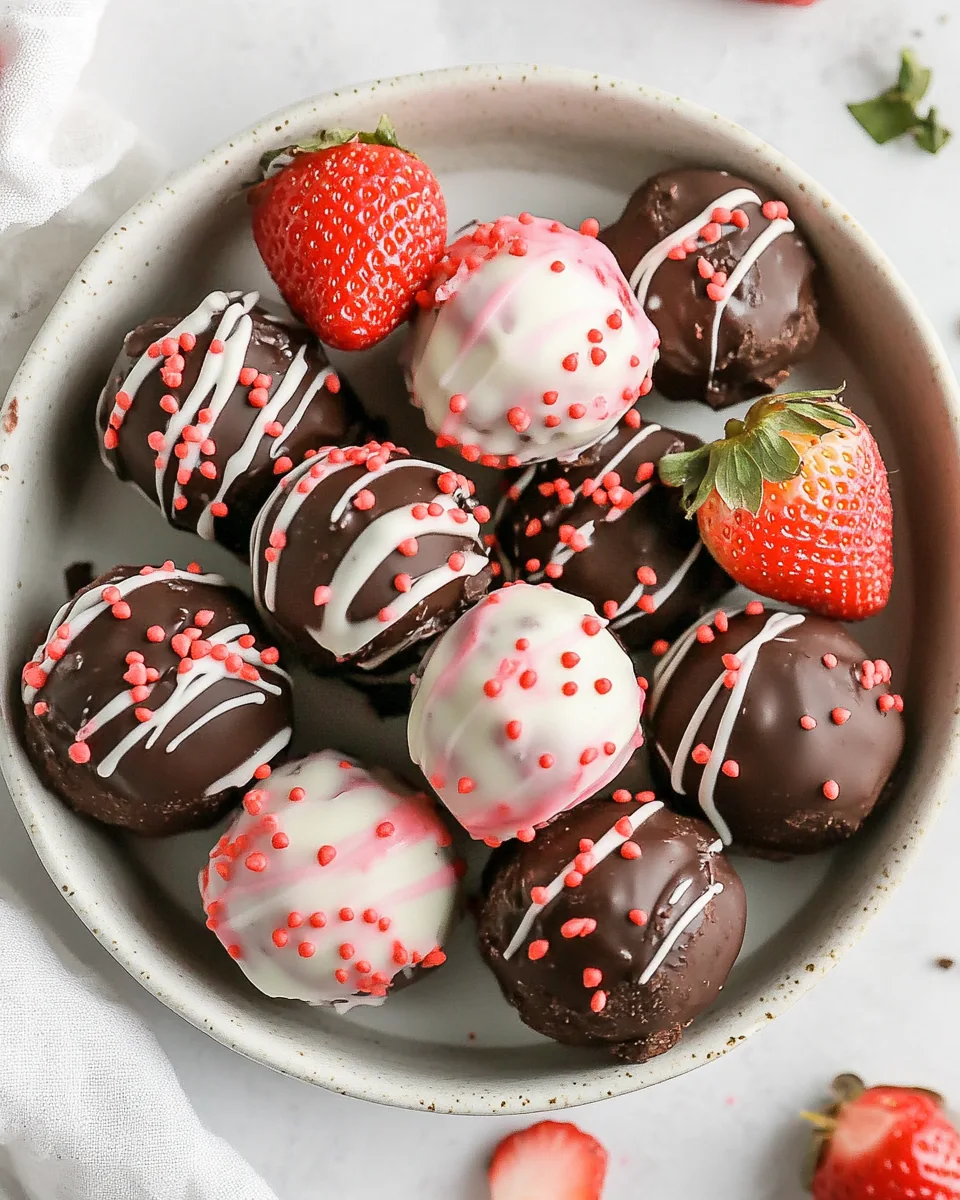 Strawberry Truffles