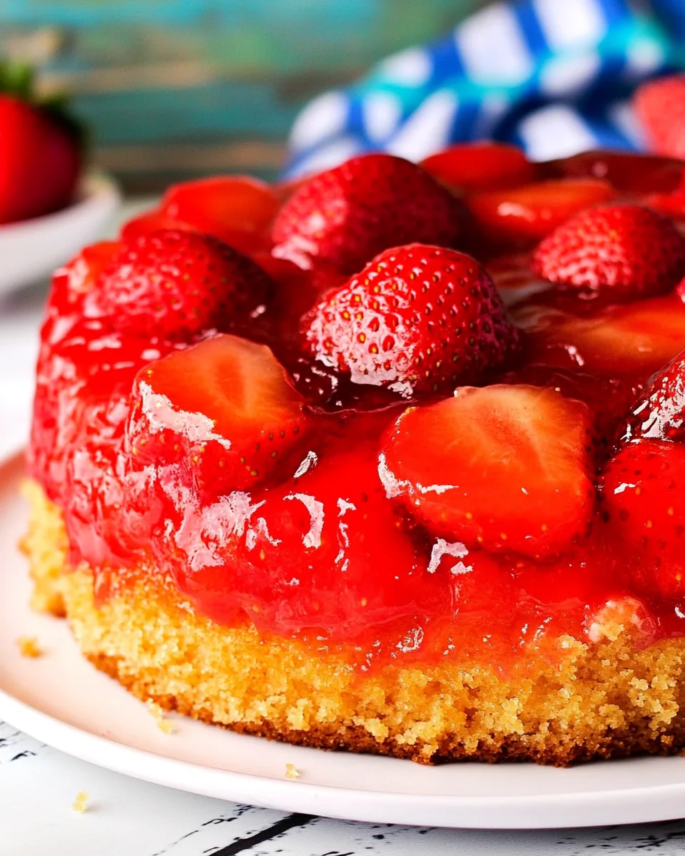Strawberry Upside Down Cake