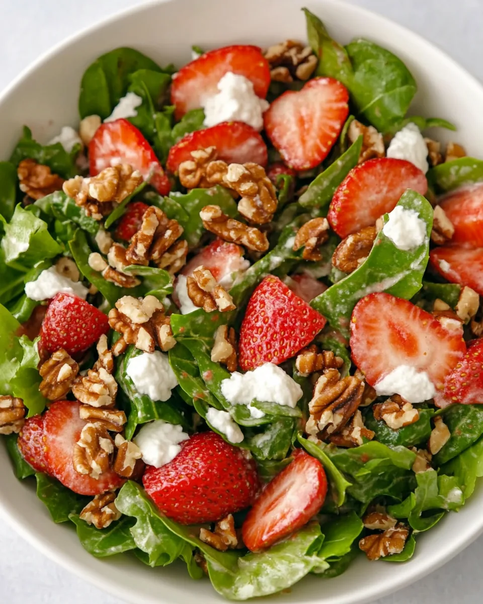 Strawberry Walnut Salad