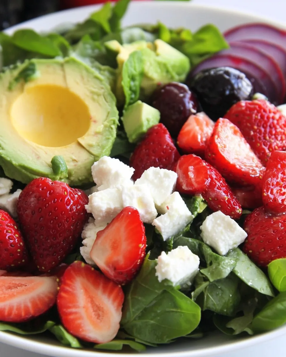 Strawberry and Avocado Salad