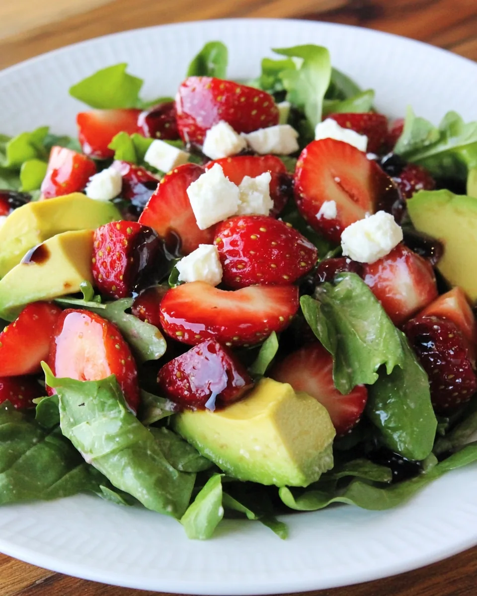 Strawberry and Avocado Salad
