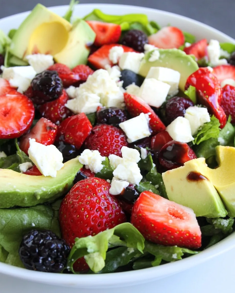 Strawberry and Avocado Salad