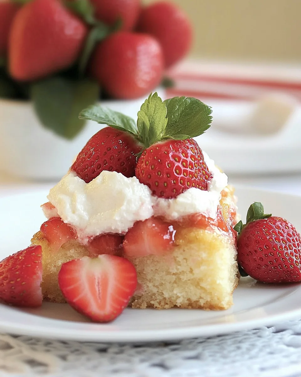 Strawberry Brown Butter Shortcake