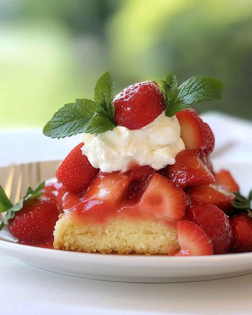 Strawberry Brown Butter Shortcake