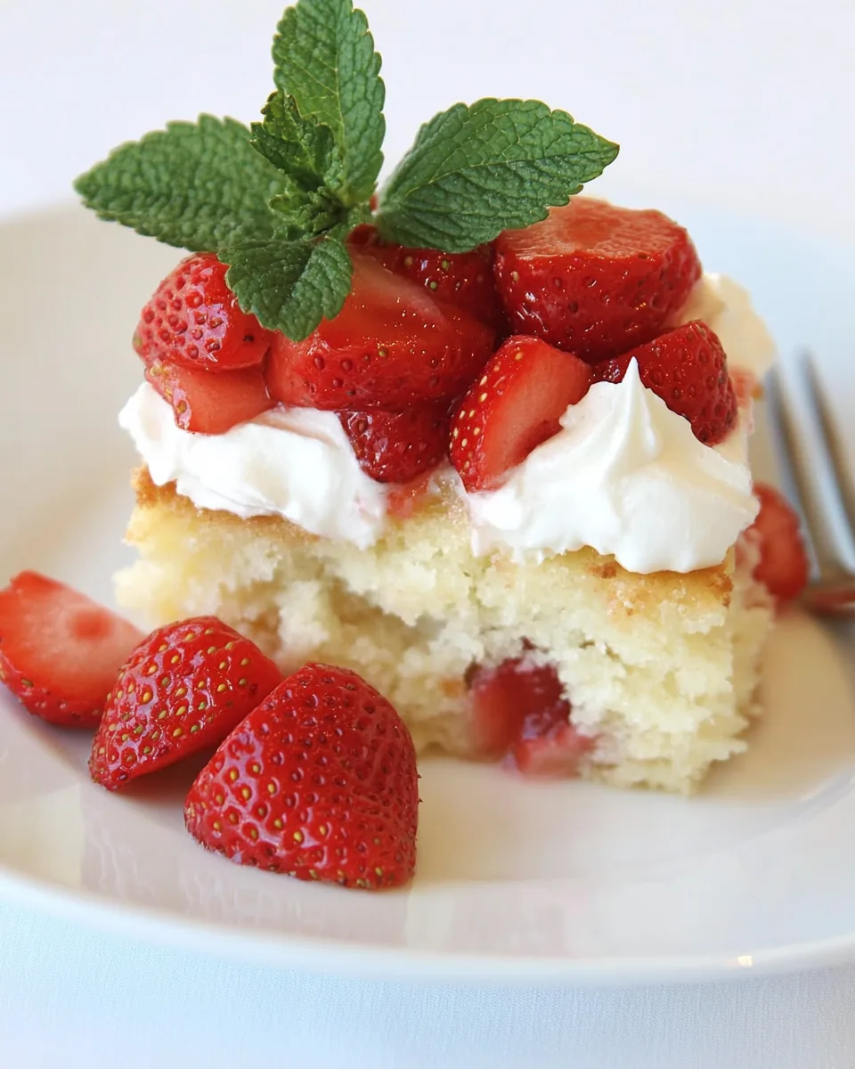 Strawberry Brown Butter Shortcake