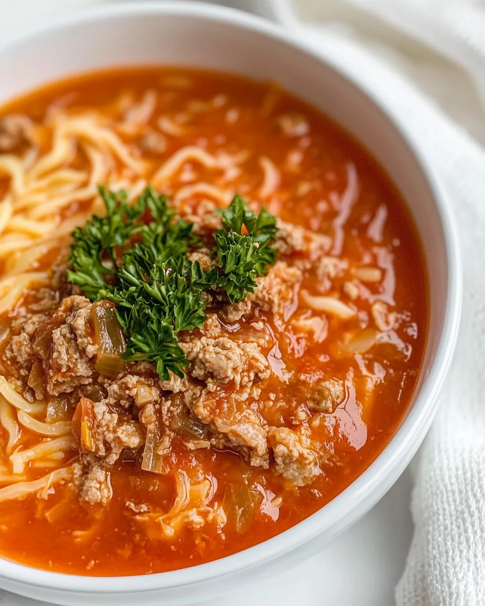 Stuffed Cabbage Soup