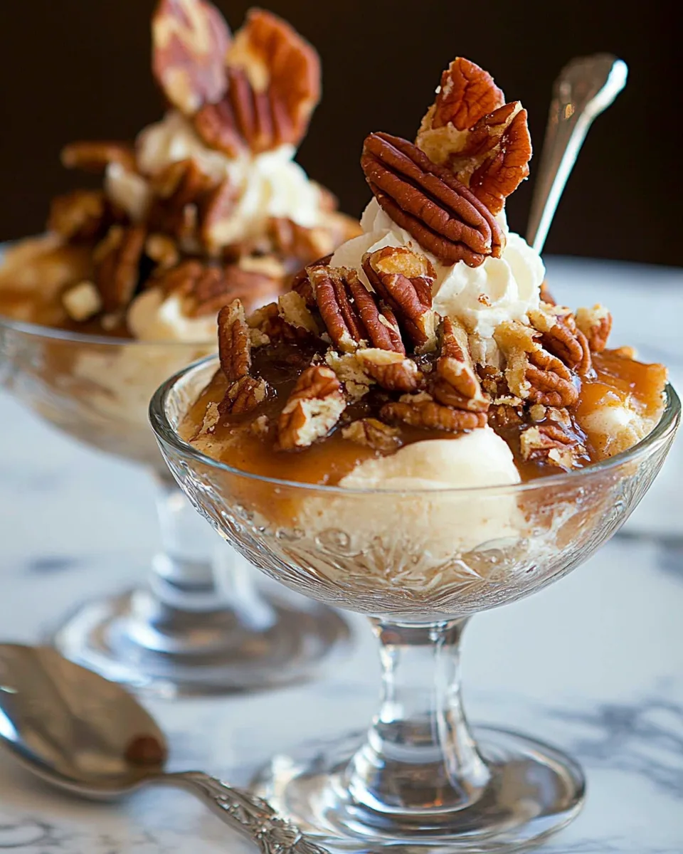 Pecan Pie Sundaes