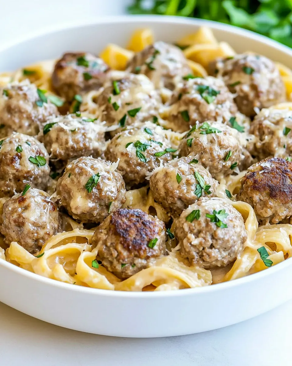 Swedish Meatball Pasta