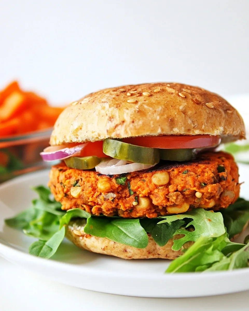 Sweet Potato Veggie Burgers