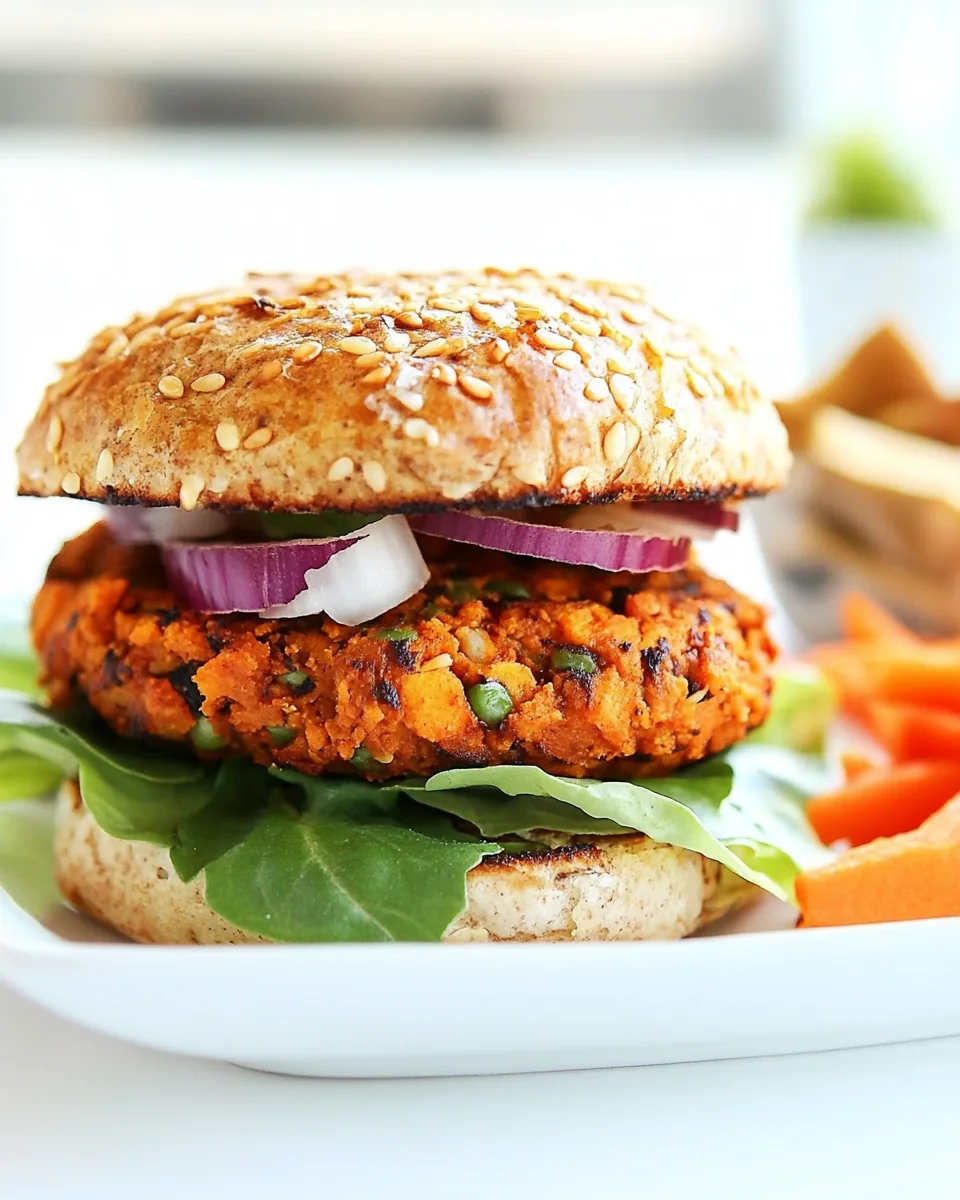 Sweet Potato Veggie Burgers