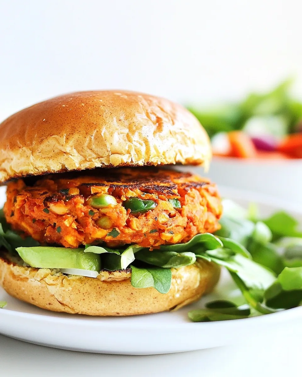 Sweet Potato Veggie Burgers